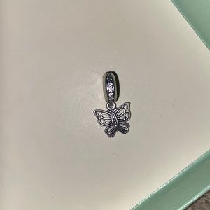 Pandora bead/charm butterfly with diamond